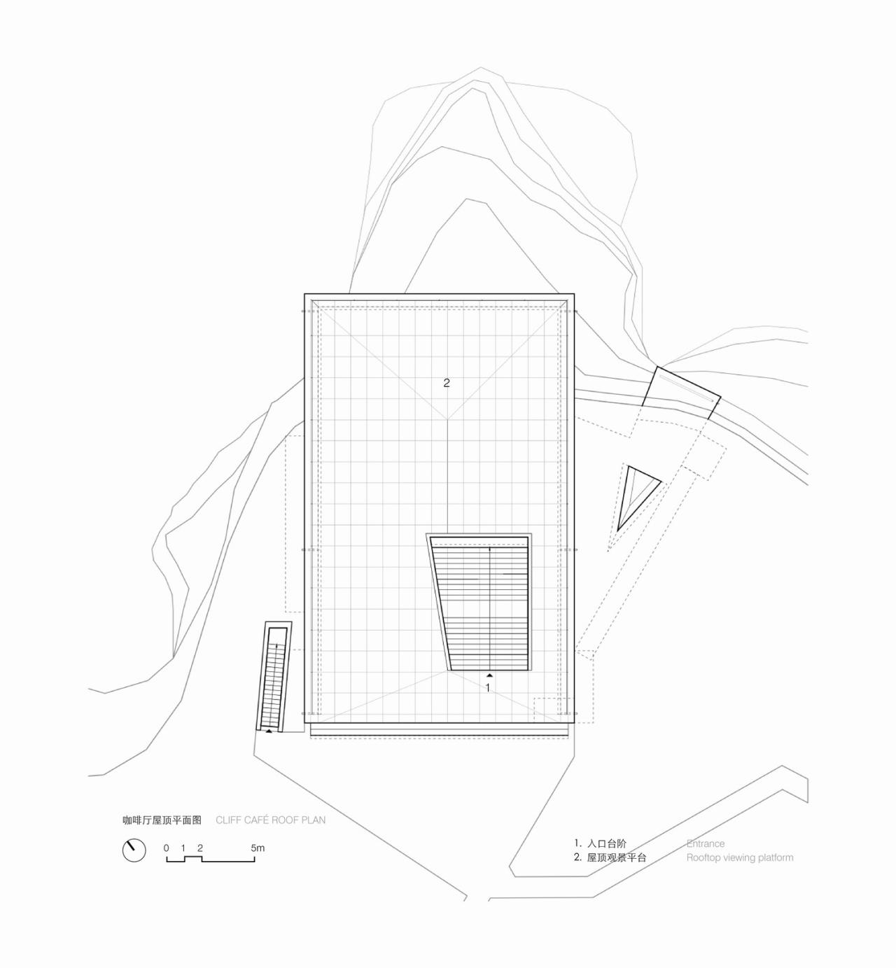 BIM建筑|崖顶咖啡厅及塔居 / 迹•建筑事务所(TAO) BIM建筑|崖顶咖啡厅及塔居 / 迹•建筑事务所(TAO)