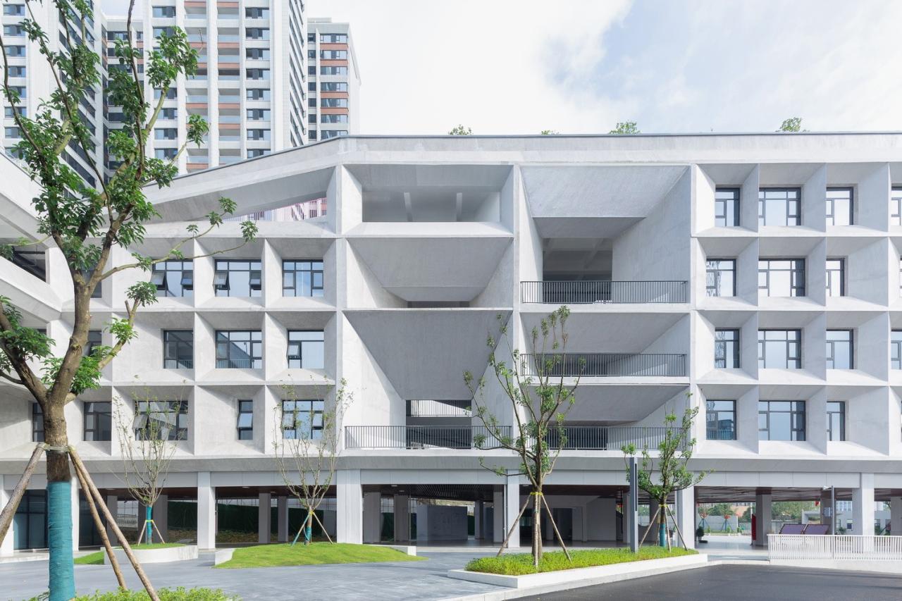 BIM建筑|如有机生命体般自由生长:贵阳·观山湖区第八中学 BIM建筑|如有机生命体般自由生长:贵阳·观山湖区第八中学