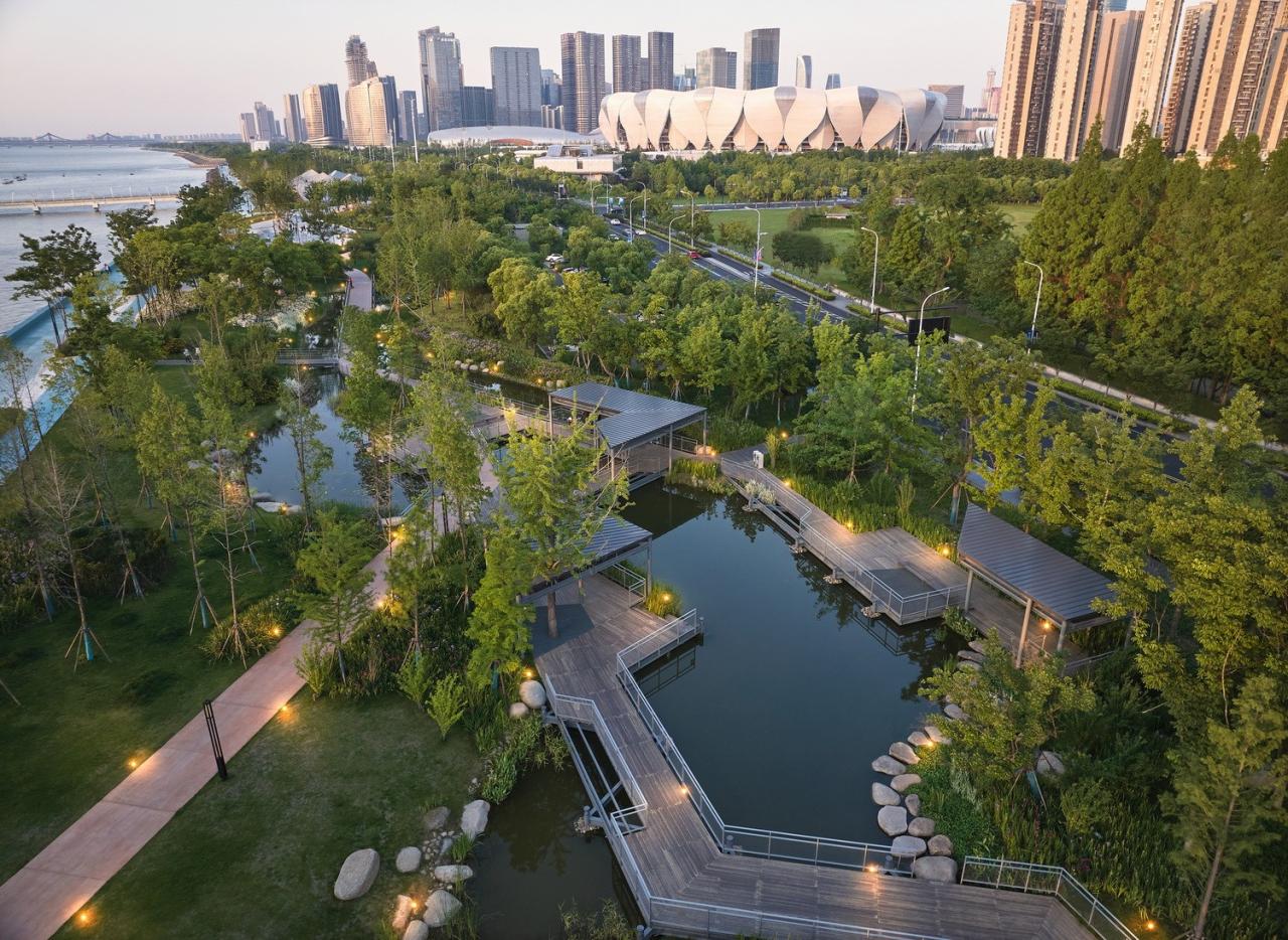 BIM建筑|杭州滨江公共空间·三桥亚运公园 / 同济原作设计工作室 BIM建筑|杭州滨江公共空间·三桥亚运公园 / 同济原作设计工作室