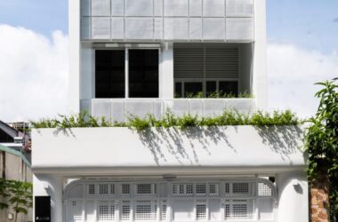 BIM建筑|CTA使用屏幕和天窗将光线引入越南住房-BIM建筑网