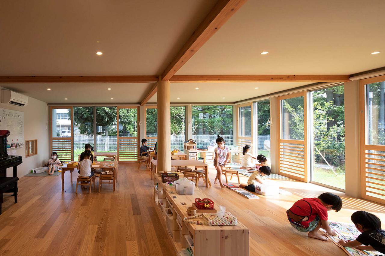 BIM建筑|大风车,鹿岛田托儿所 / TERRAIN architects BIM建筑|大风车,鹿岛田托儿所 / TERRAIN architects