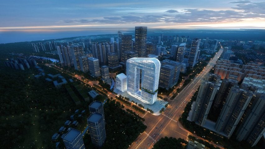 BIM建筑|凯达设计珠海拱形摩天大楼 BIM建筑|凯达设计珠海拱形摩天大楼