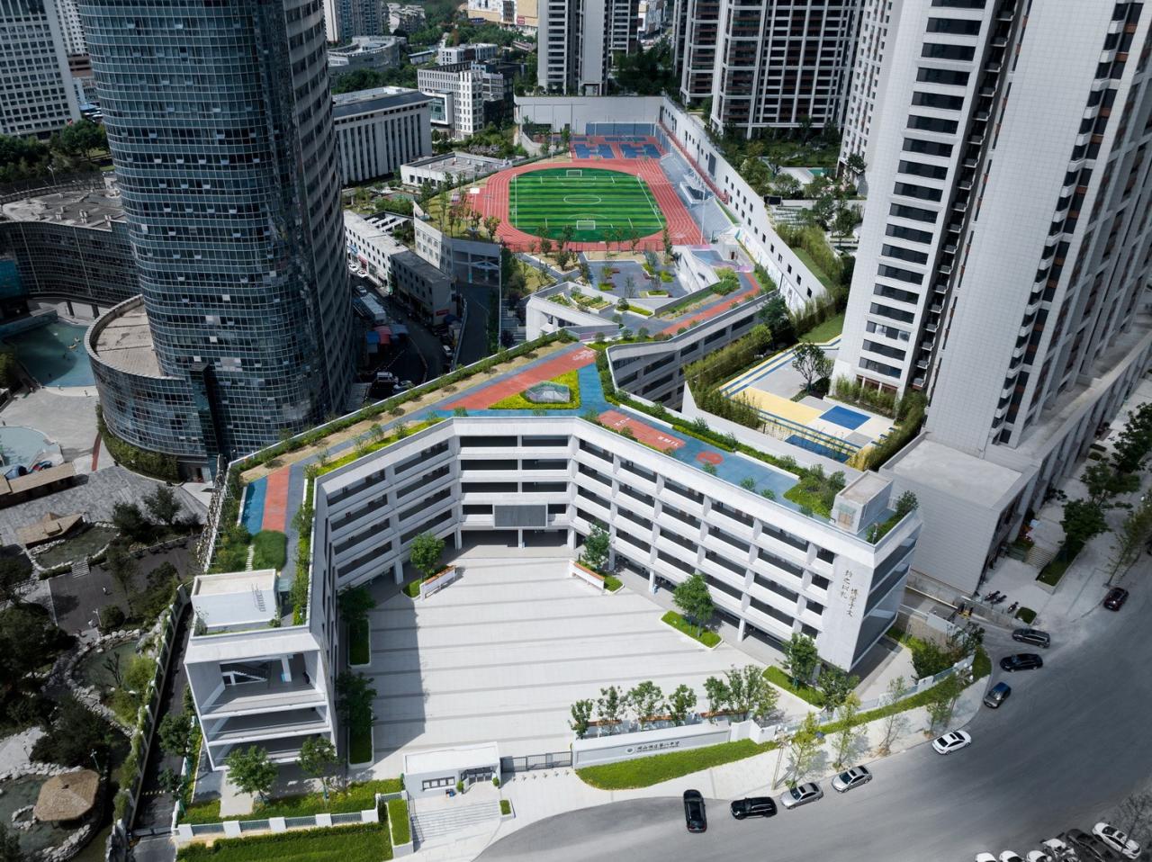 BIM建筑|如有机生命体般自由生长:贵阳·观山湖区第八中学 BIM建筑|如有机生命体般自由生长:贵阳·观山湖区第八中学