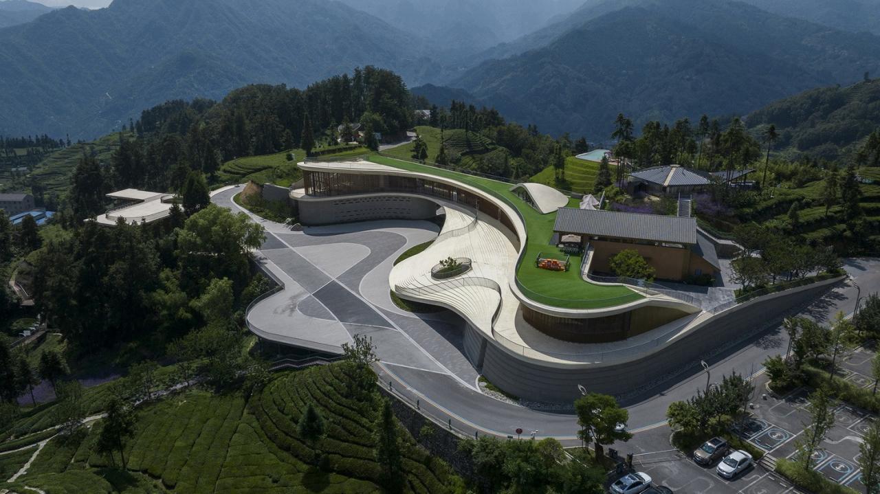 BIM建筑|三峡茶旅小镇展示中心 / 建筑营设计工作室 BIM建筑|三峡茶旅小镇展示中心 / 建筑营设计工作室