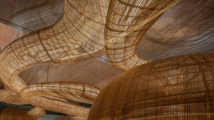 BIM建筑|“进入建筑亚洲工作室”在美术馆设计雕塑藤装置 BIM建筑|“进入建筑亚洲工作室”在美术馆设计雕塑藤装置