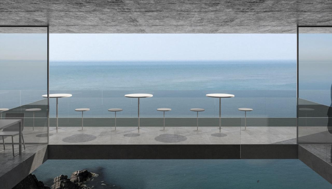 BIM建筑|崖顶咖啡厅及塔居 / 迹•建筑事务所(TAO) BIM建筑|崖顶咖啡厅及塔居 / 迹•建筑事务所(TAO)