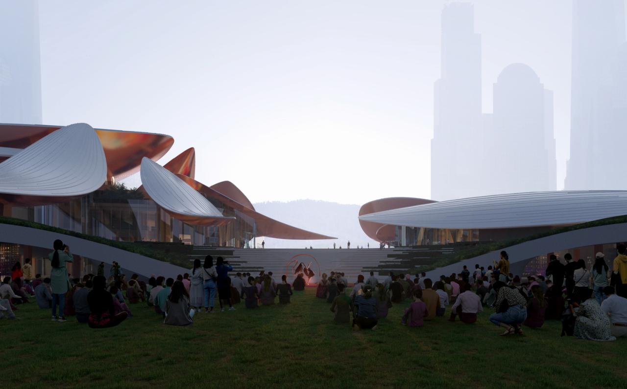 BIM建筑|安吉“两山”未来科技城文化艺术中心 / MAD马岩松新作 BIM建筑|安吉“两山”未来科技城文化艺术中心 / MAD马岩松新作