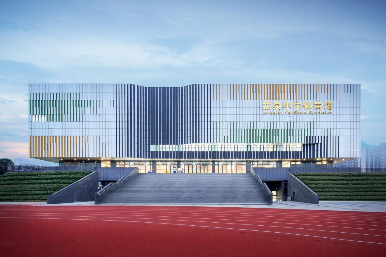 BIM建筑|龙泉中学体育馆 / 中国建筑西南设计研究院有限公司 BIM建筑|龙泉中学体育馆 / 中国建筑西南设计研究院有限公司