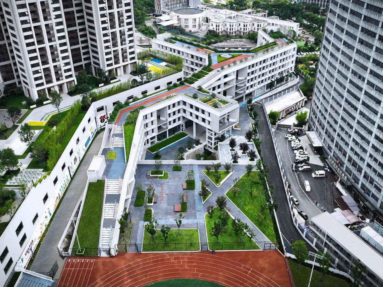 BIM建筑|如有机生命体般自由生长:贵阳·观山湖区第八中学 BIM建筑|如有机生命体般自由生长:贵阳·观山湖区第八中学