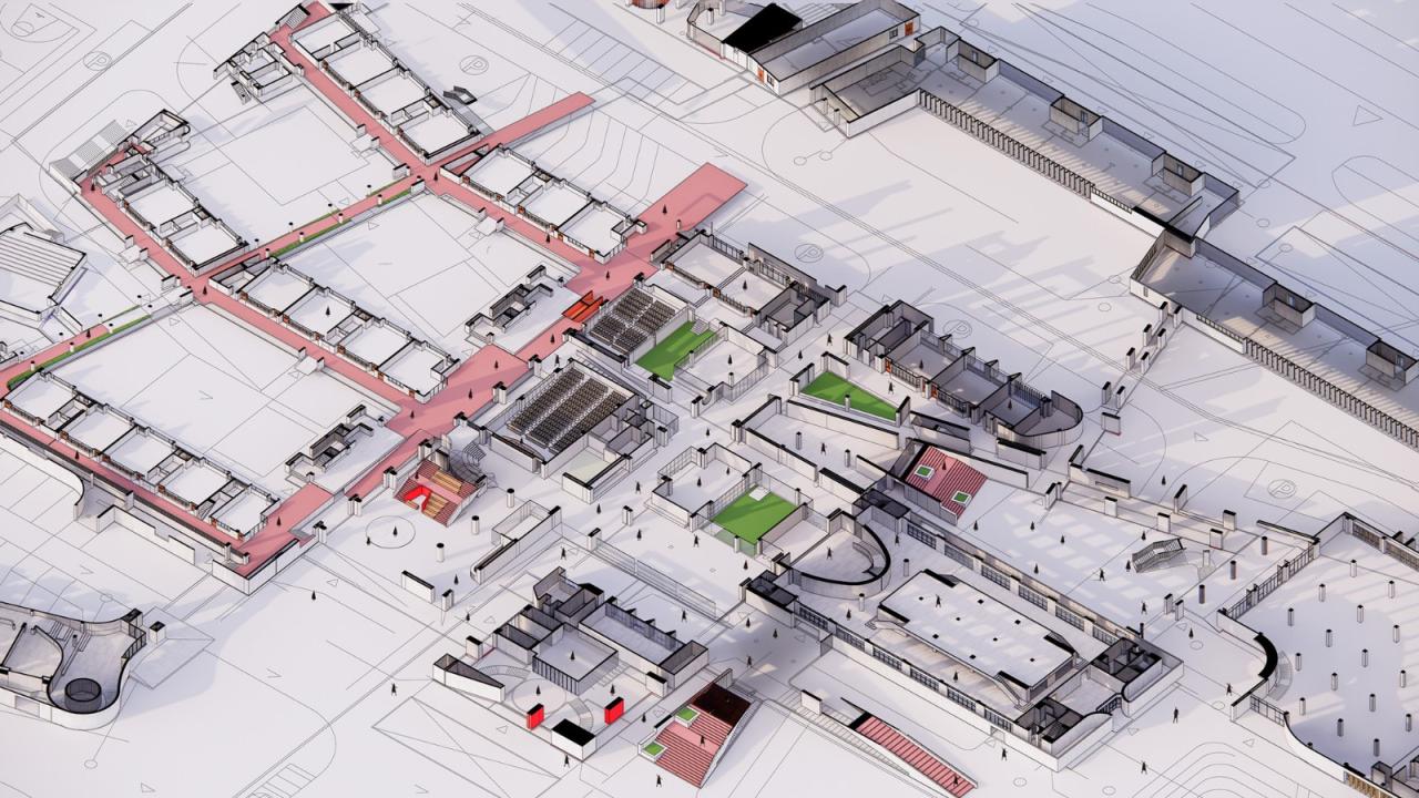 BIM建筑|江苏省靖江高级中学新校区 / 荣朝晖工作室 BIM建筑|江苏省靖江高级中学新校区 / 荣朝晖工作室