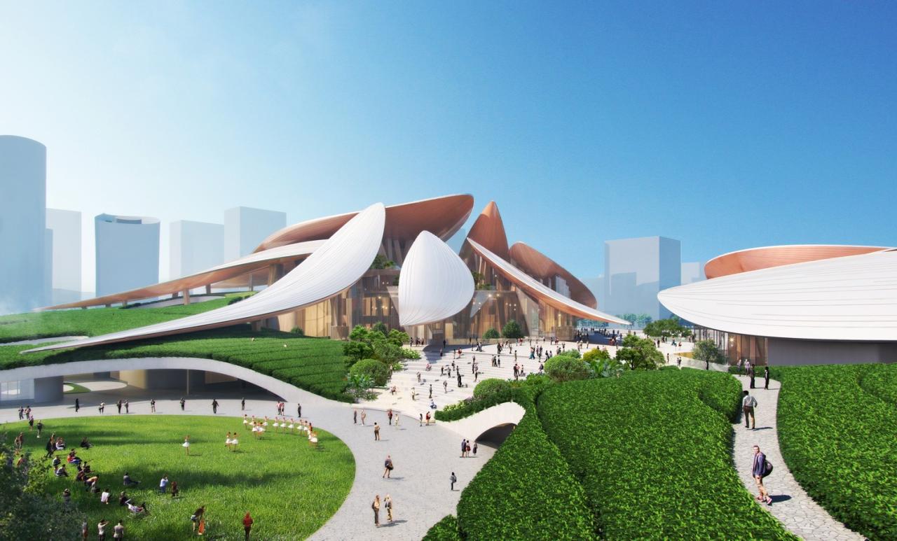 BIM建筑|安吉“两山”未来科技城文化艺术中心 / MAD马岩松新作 BIM建筑|安吉“两山”未来科技城文化艺术中心 / MAD马岩松新作