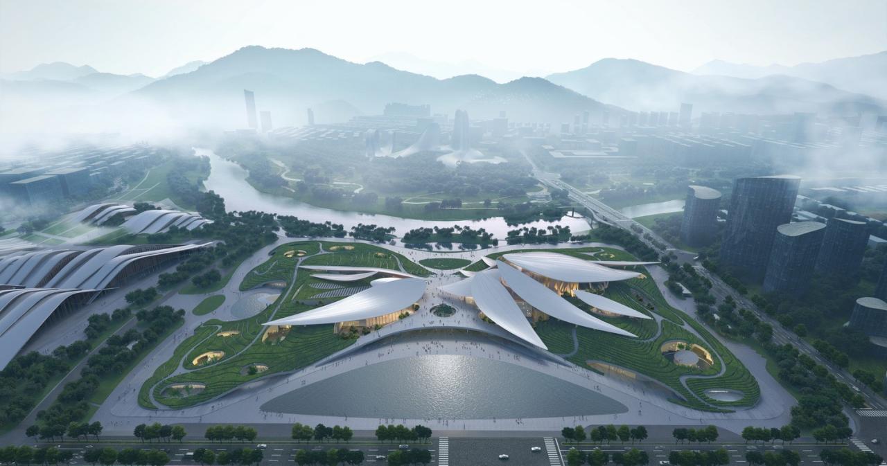 BIM建筑|安吉“两山”未来科技城文化艺术中心 / MAD马岩松新作 BIM建筑|安吉“两山”未来科技城文化艺术中心 / MAD马岩松新作
