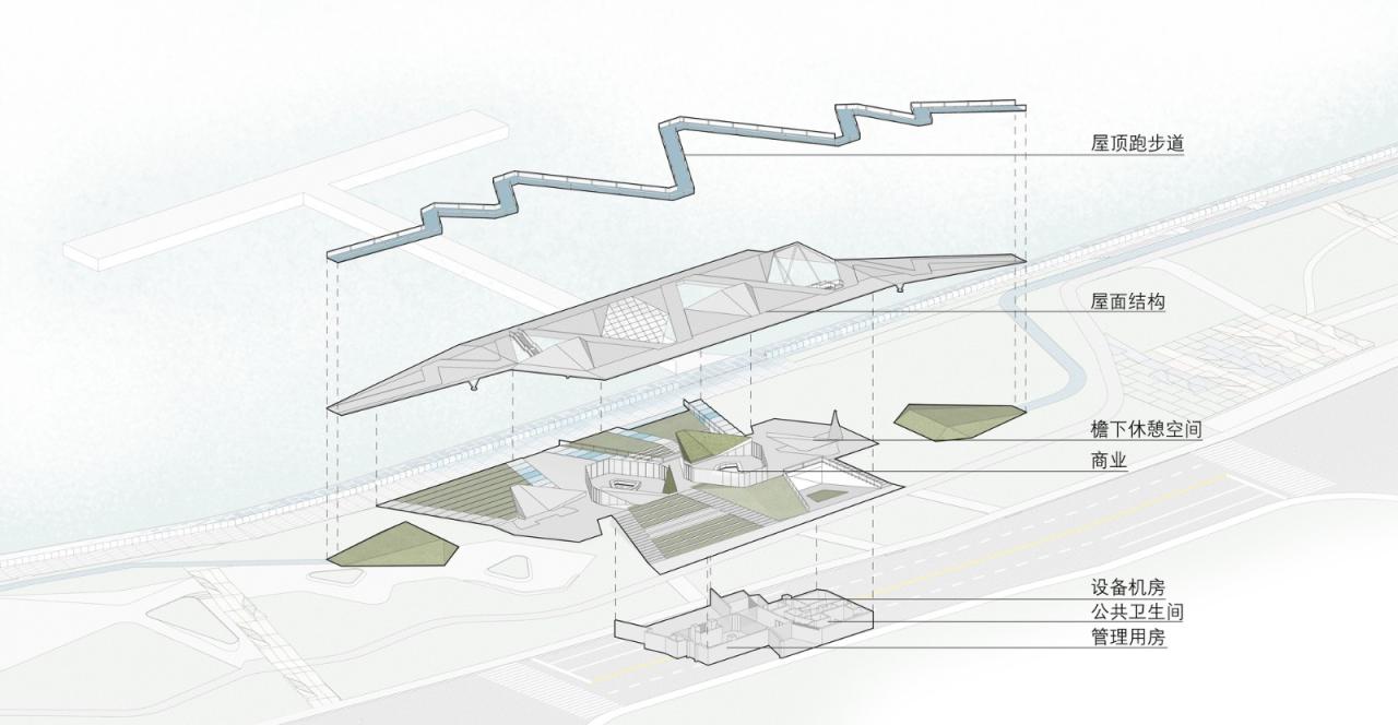 BIM建筑|杭州滨江公共空间·三桥亚运公园 / 同济原作设计工作室 BIM建筑|杭州滨江公共空间·三桥亚运公园 / 同济原作设计工作室
