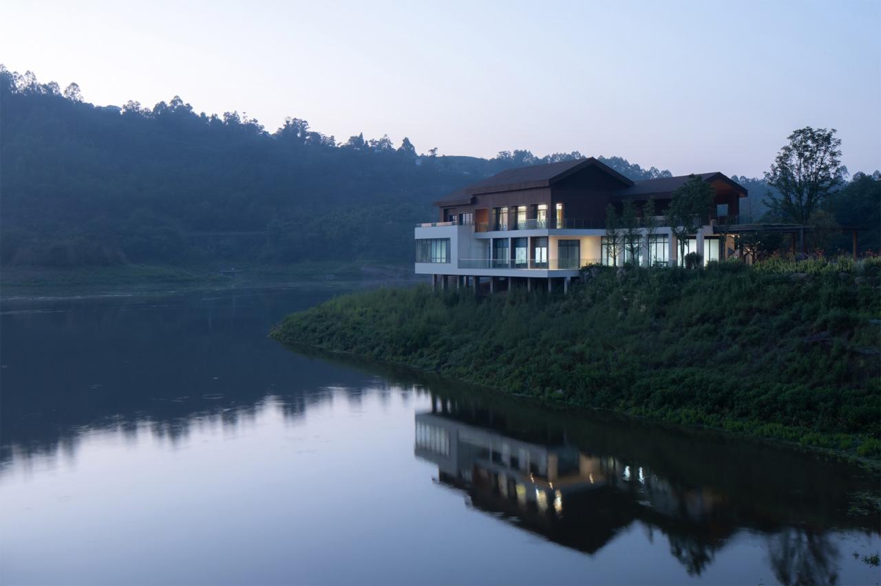 BIM建筑|涪陵慧谷湖科创小镇白鹭湾示范区 / 悦集建筑 BIM建筑|涪陵慧谷湖科创小镇白鹭湾示范区 / 悦集建筑