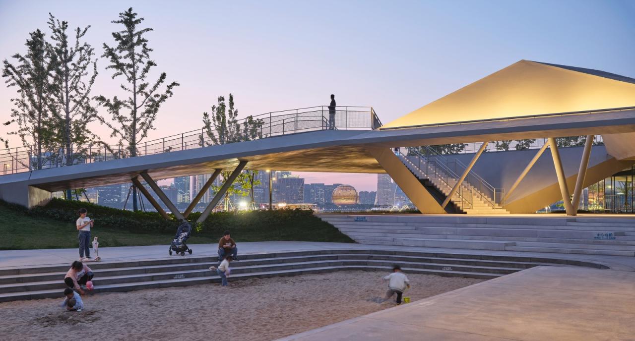 BIM建筑|杭州滨江公共空间·三桥亚运公园 / 同济原作设计工作室 BIM建筑|杭州滨江公共空间·三桥亚运公园 / 同济原作设计工作室