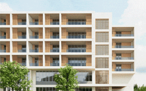 BIM建筑|多层养老中心与外部环境的互动-博元养老中心 / UUA BIM建筑|多层养老中心与外部环境的互动-博元养老中心 / UUA