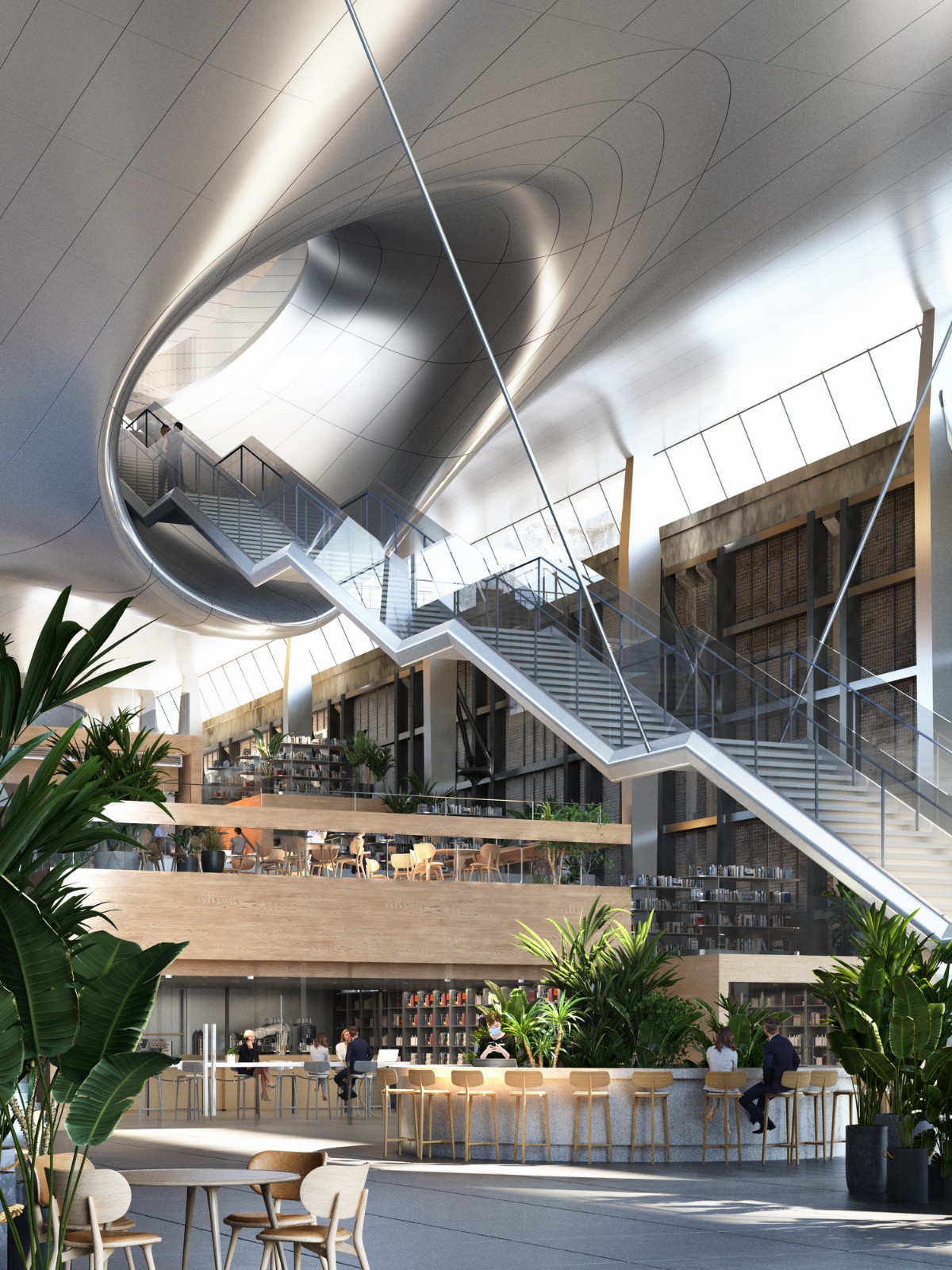 BIM建筑|方舟:上海张江水泥厂万米仓改造设计方案 / MAD BIM建筑|方舟:上海张江水泥厂万米仓改造设计方案 / MAD