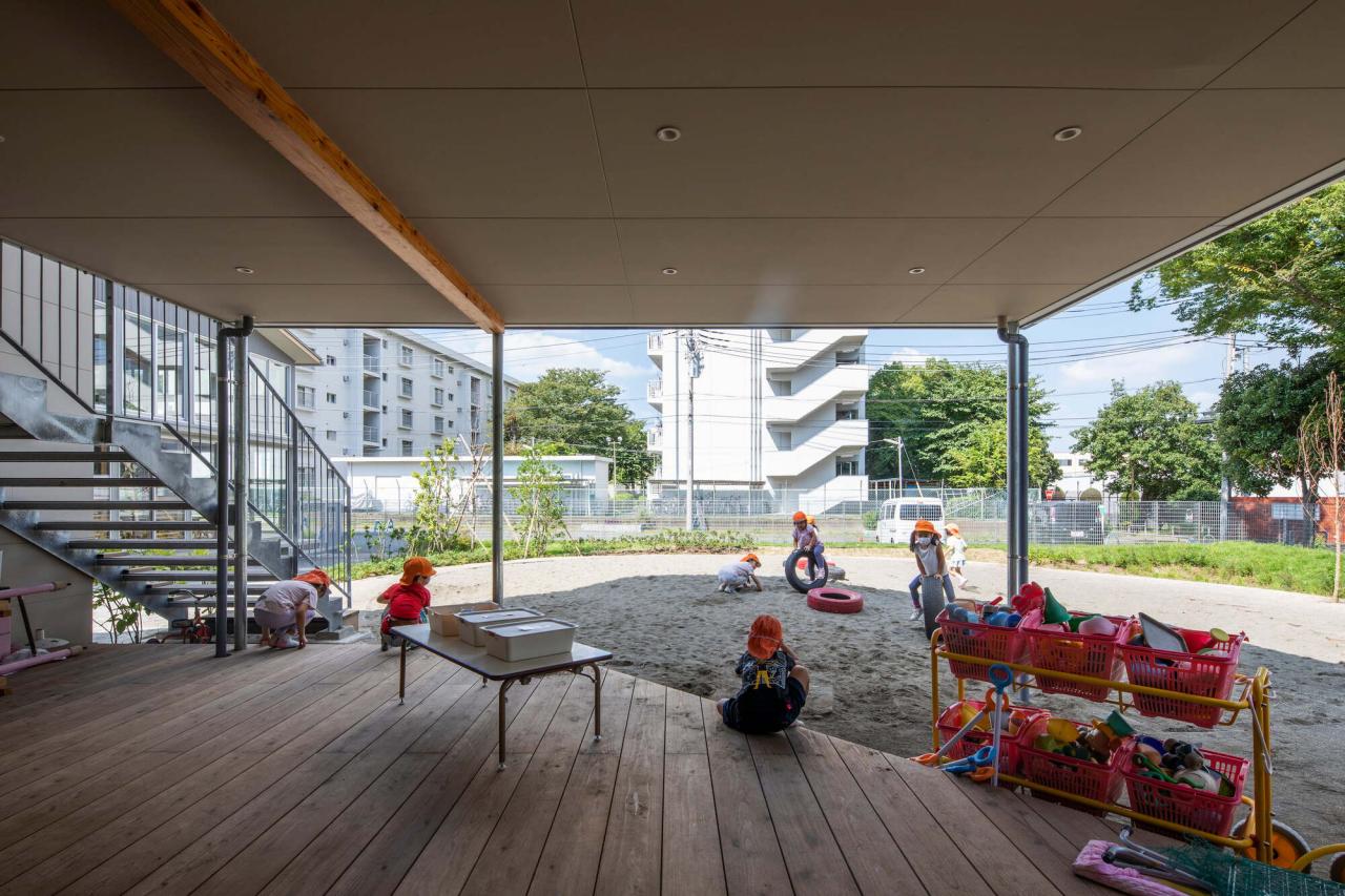 BIM建筑|大风车,鹿岛田托儿所 / TERRAIN architects BIM建筑|大风车,鹿岛田托儿所 / TERRAIN architects