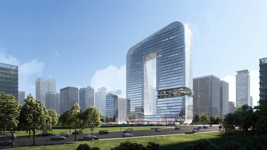 BIM建筑|凯达设计珠海拱形摩天大楼 BIM建筑|凯达设计珠海拱形摩天大楼