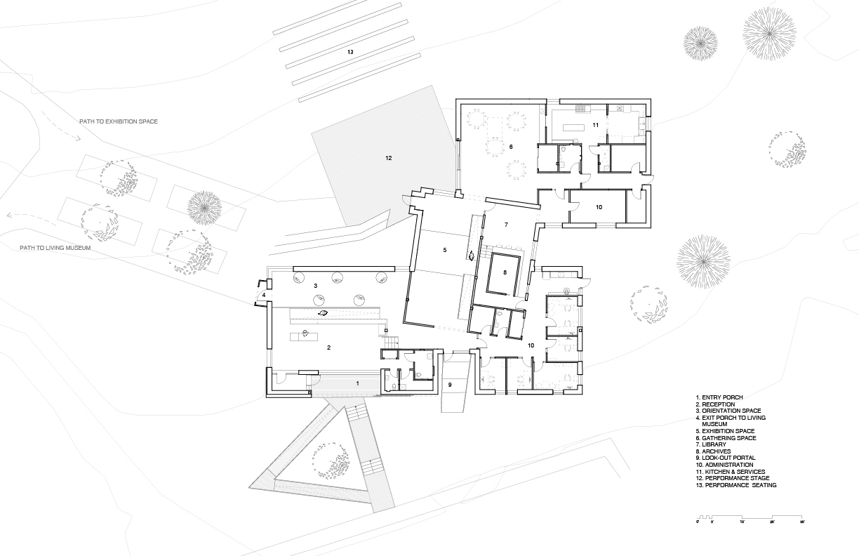 BIM建筑|高地村解说中心 / Abbott Brown Architects BIM建筑|高地村解说中心 / Abbott Brown Architects