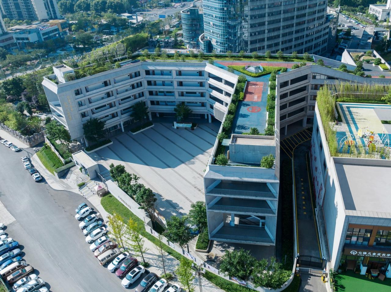 BIM建筑|如有机生命体般自由生长:贵阳·观山湖区第八中学 BIM建筑|如有机生命体般自由生长:贵阳·观山湖区第八中学