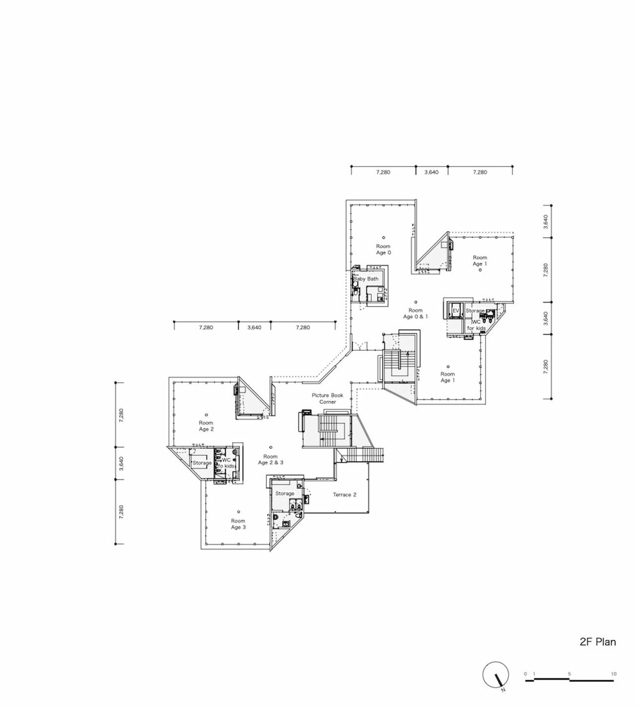 BIM建筑|大风车,鹿岛田托儿所 / TERRAIN architects BIM建筑|大风车,鹿岛田托儿所 / TERRAIN architects