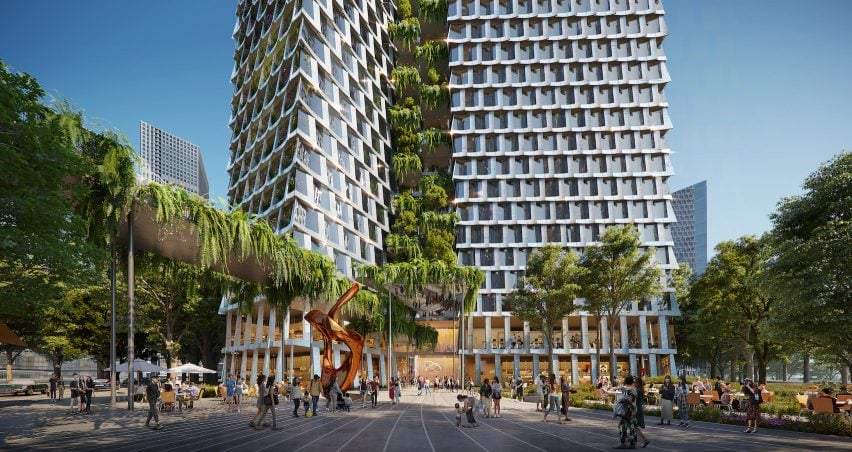 BIM建筑|BIG在深圳设计两座棱柱形超高层 BIM建筑|BIG在深圳设计两座棱柱形超高层