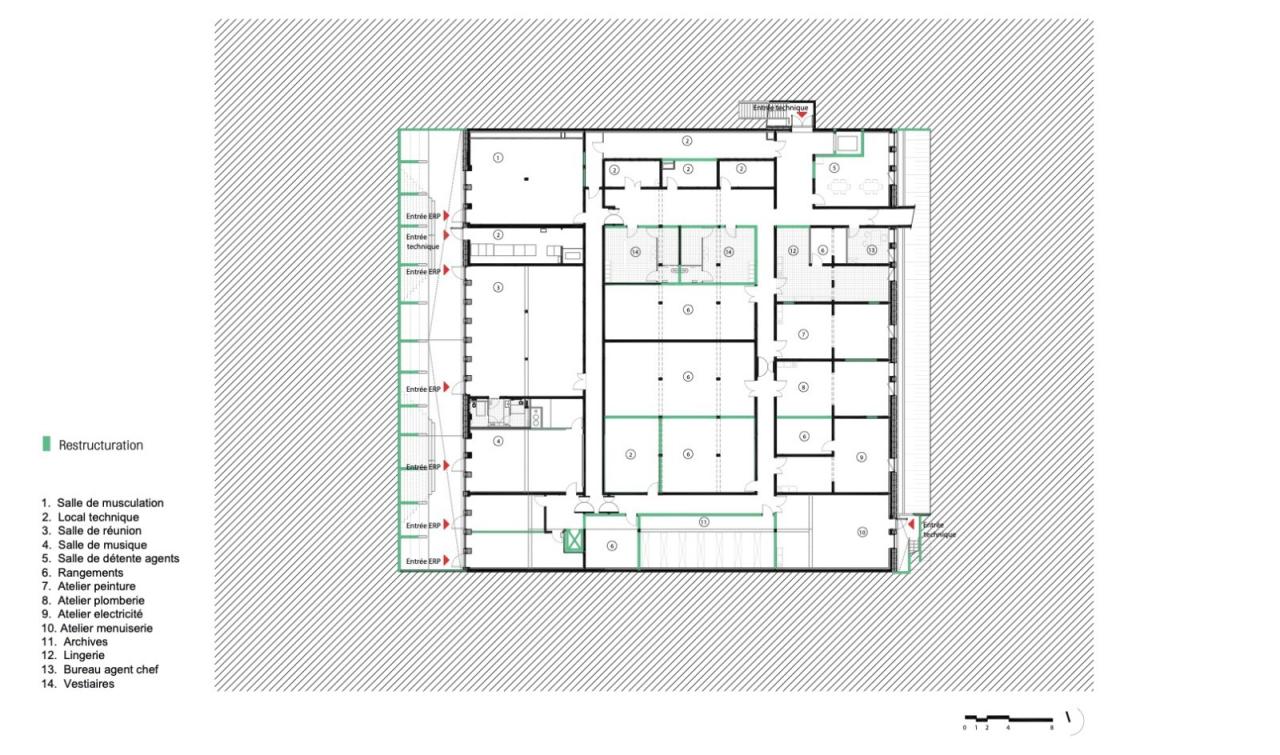 BIM建筑|Joliot-Curie 学校餐饮服务和学校生活中心 / Ateliers O-S architectes BIM建筑|Joliot-Curie 学校餐饮服务和学校生活中心 / Ateliers O-S architectes