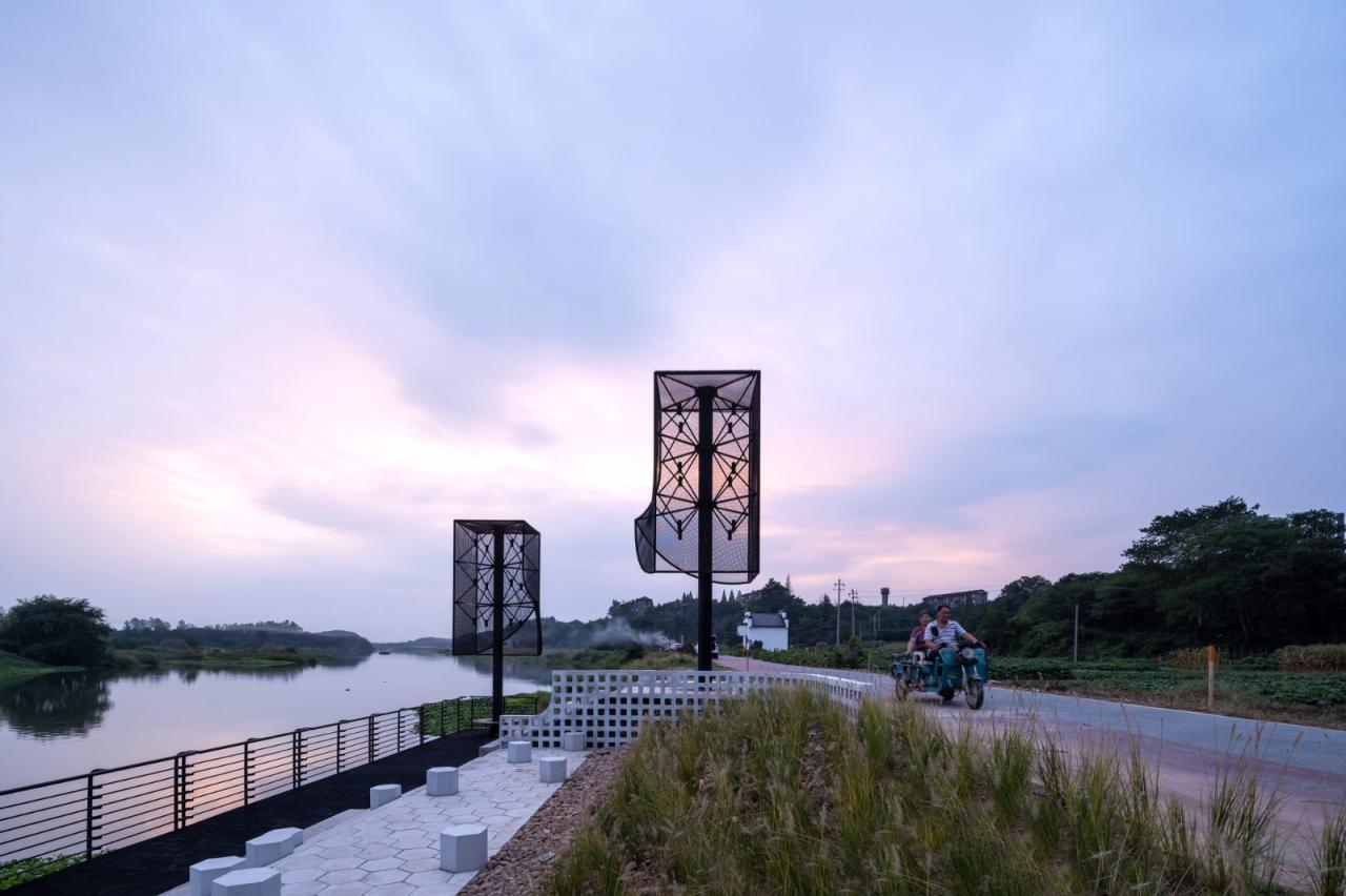 BIM建筑|‘起风了’装置,瀫石光河道护岸改造 / 华中科技大学建规学院 + 青·微舍工作室 BIM建筑|‘起风了’装置,瀫石光河道护岸改造 / 华中科技大学建规学院 + 青·微舍工作室