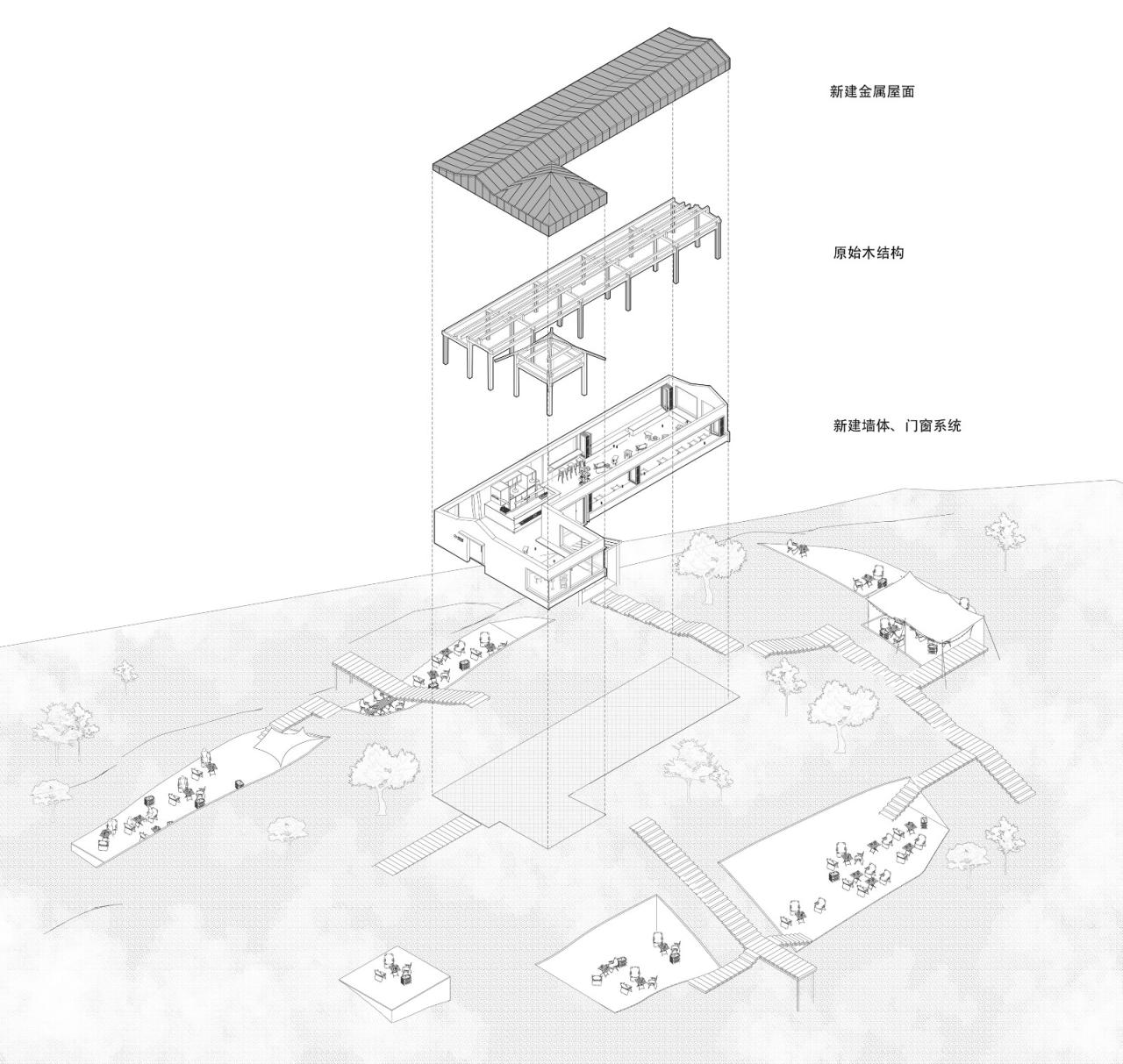 BIM建筑|四明山麓的杉野茶咖 / 平介设计 BIM建筑|四明山麓的杉野茶咖 / 平介设计