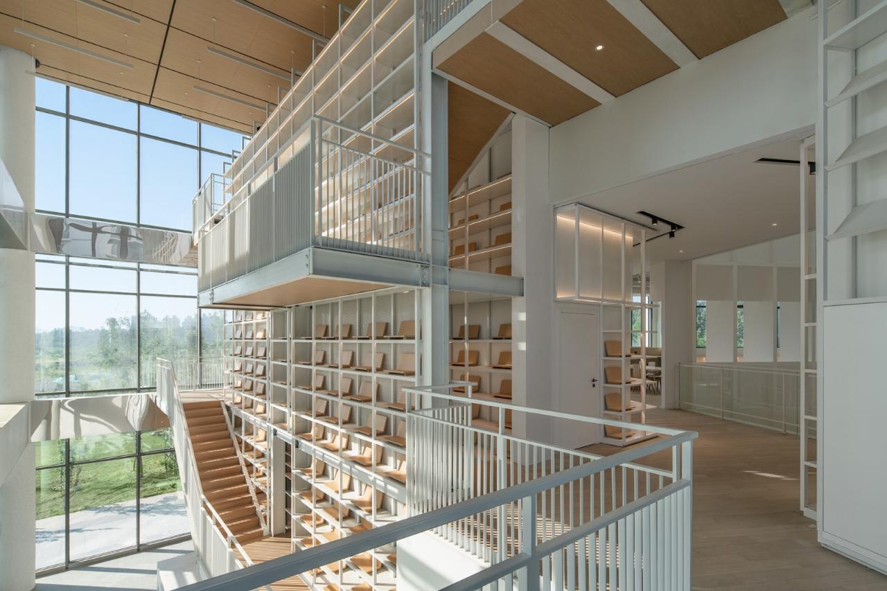 BIM建筑|首创和园·平谷新城租赁住房社区图书馆 / 严旸建筑设计 BIM建筑|首创和园·平谷新城租赁住房社区图书馆 / 严旸建筑设计