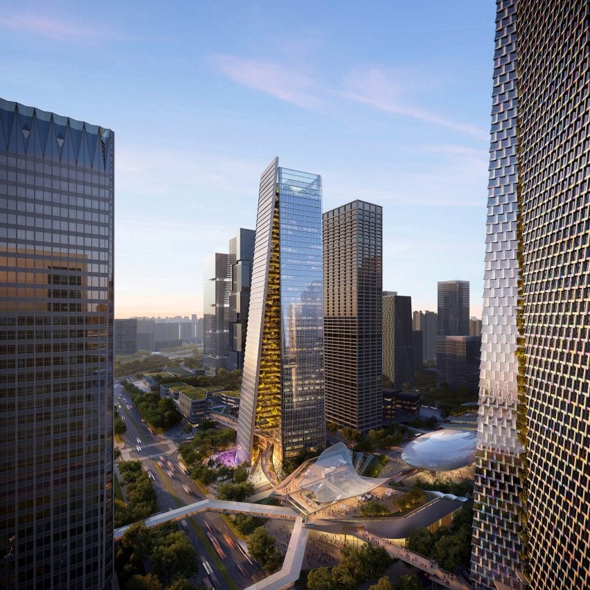 BIM建筑|BIG在深圳设计两座棱柱形超高层 BIM建筑|BIG在深圳设计两座棱柱形超高层