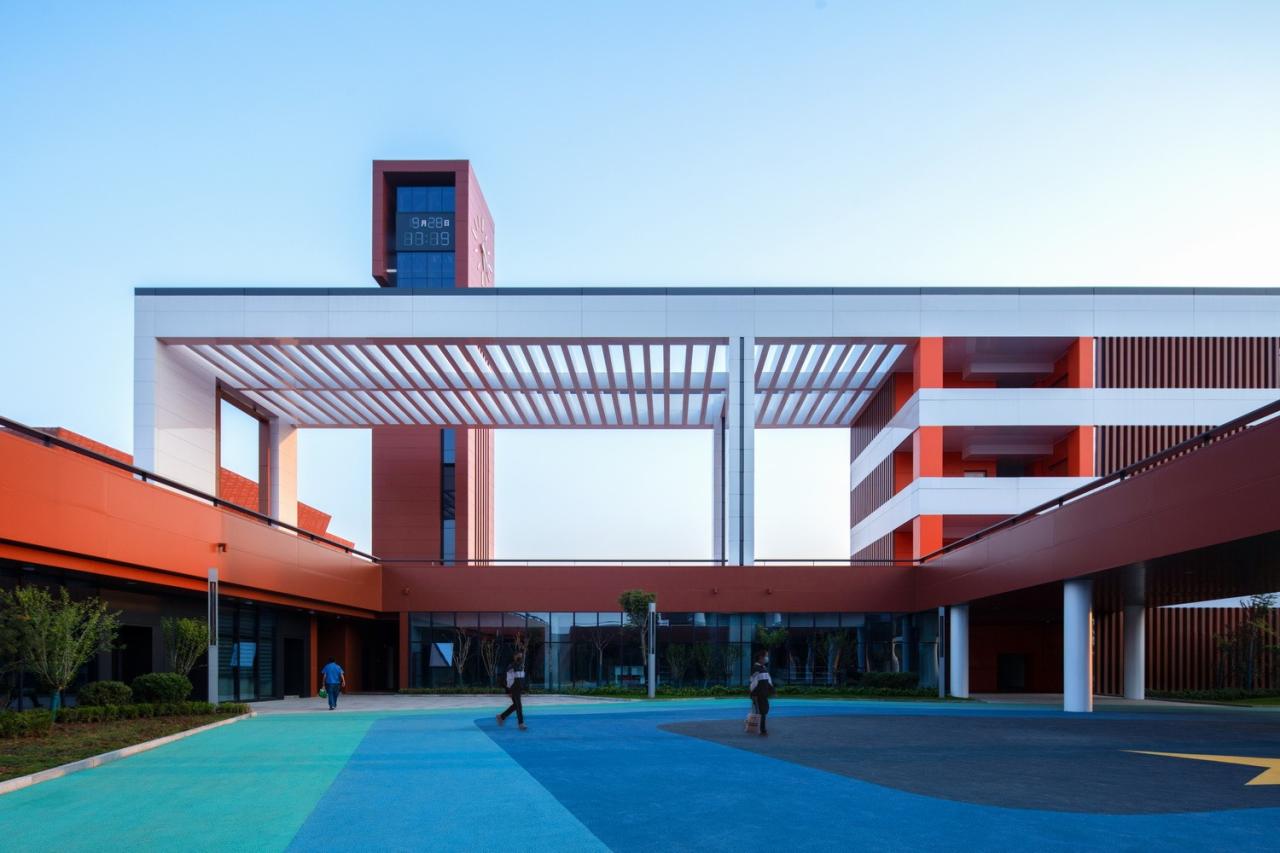 BIM建筑|渤海实验学校(基础教育部) / 中科院建筑设计研究院有限公司 BIM建筑|渤海实验学校(基础教育部) / 中科院建筑设计研究院有限公司