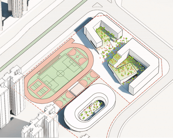 BIM建筑|汕头市龙湖区中阳学校与汕特中心幼儿园 / 柏涛建筑 BIM建筑|汕头市龙湖区中阳学校与汕特中心幼儿园 / 柏涛建筑