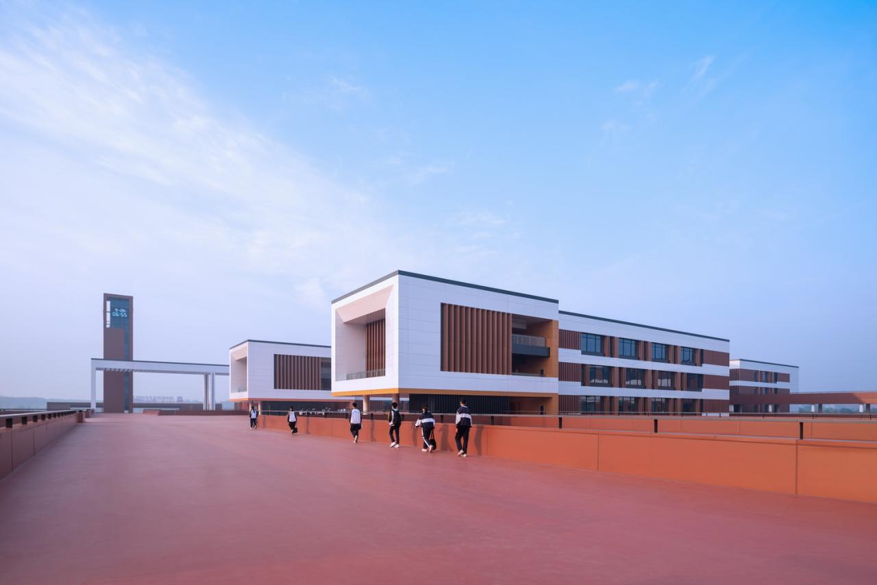BIM建筑|渤海实验学校(基础教育部) / 中科院建筑设计研究院有限公司 BIM建筑|渤海实验学校(基础教育部) / 中科院建筑设计研究院有限公司