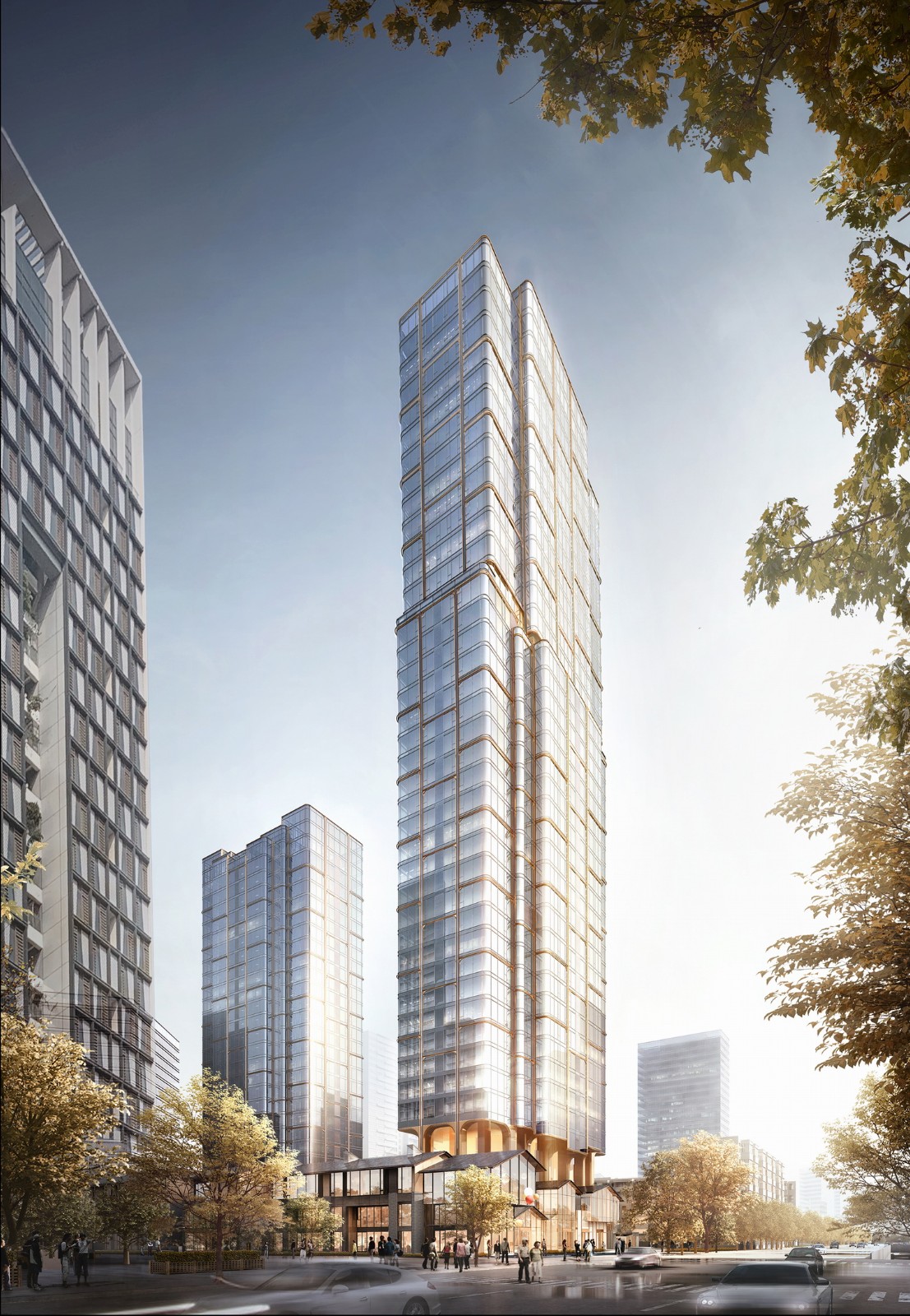 BIM建筑|成都“卓越 • 点将台79号”城市更新综合体 / 孟凡浩-line+建筑事务所 BIM建筑|成都“卓越 • 点将台79号”城市更新综合体 / 孟凡浩-line+建筑事务所