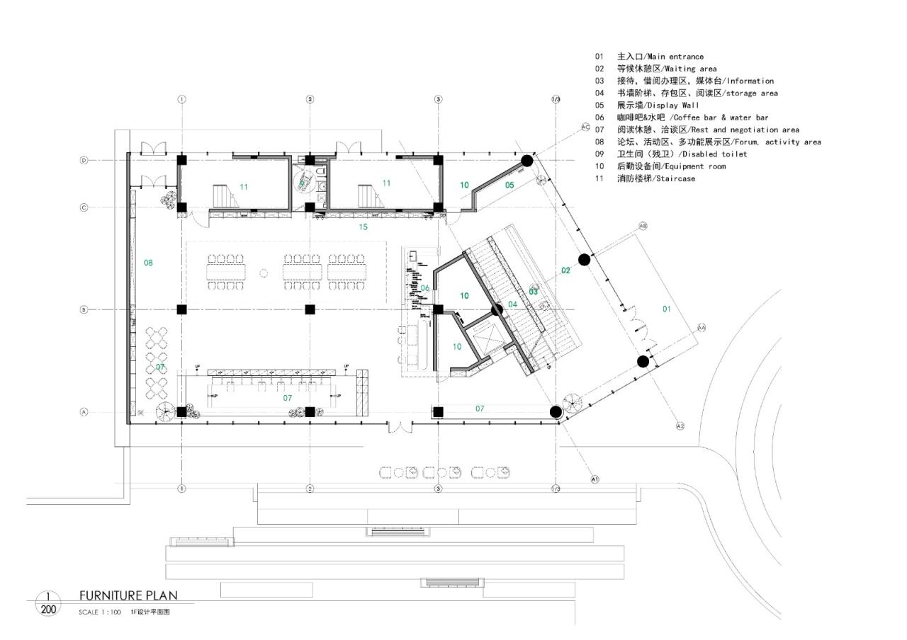 BIM建筑|首创和园·平谷新城租赁住房社区图书馆 / 严旸建筑设计 BIM建筑|首创和园·平谷新城租赁住房社区图书馆 / 严旸建筑设计