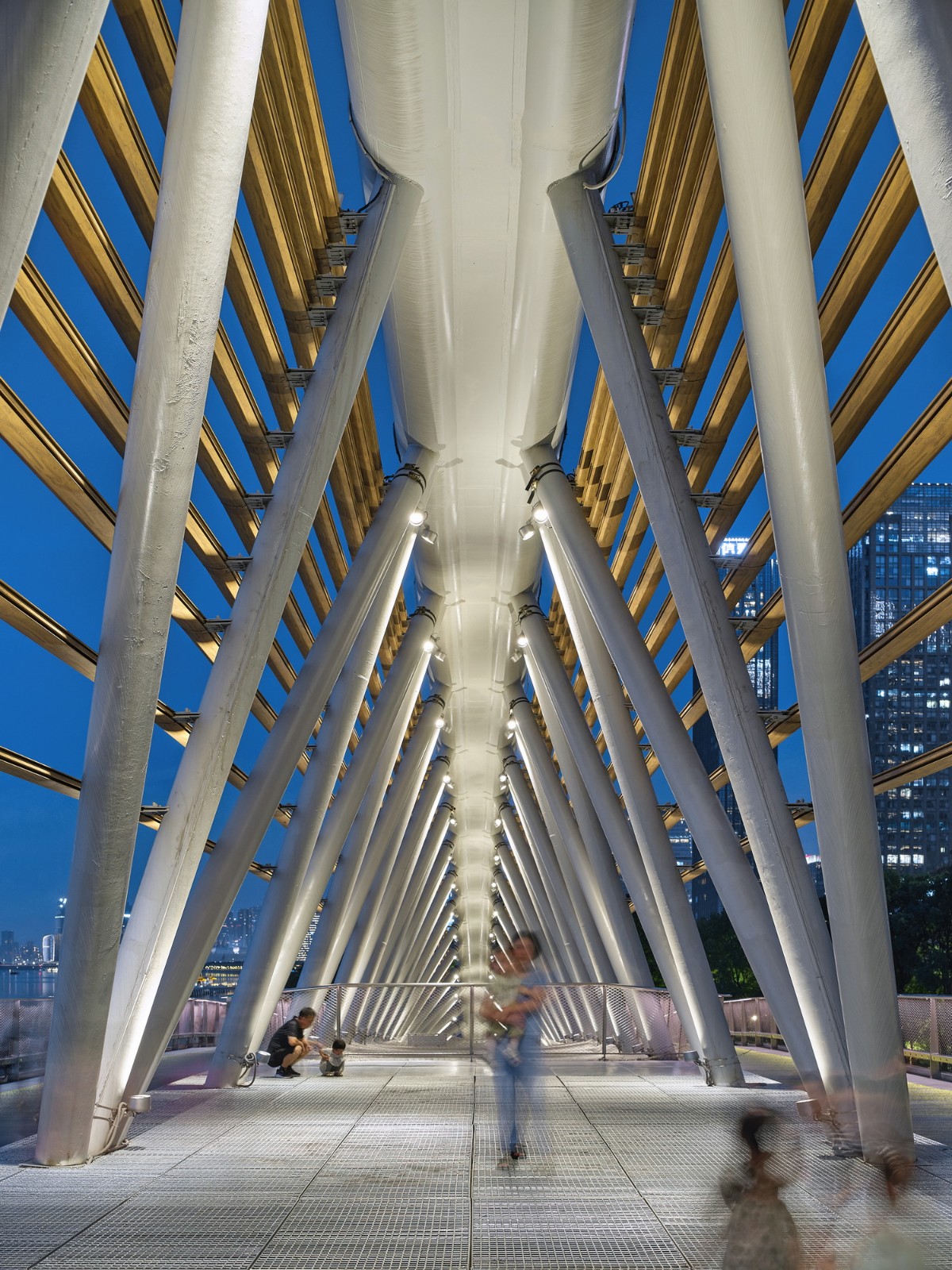 BIM建筑|杭州滨江公共空间·绸桥 / 同济原作设计工作室 BIM建筑|杭州滨江公共空间·绸桥 / 同济原作设计工作室