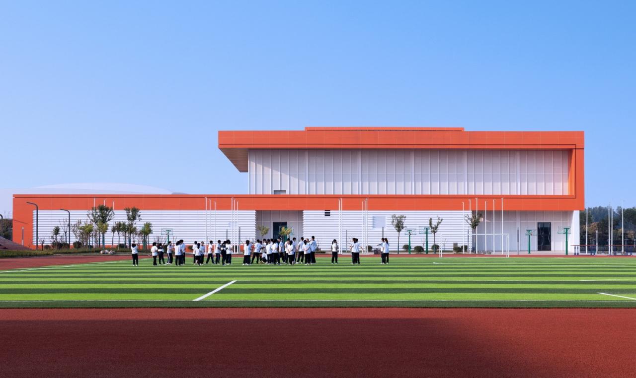 BIM建筑|渤海实验学校(基础教育部) / 中科院建筑设计研究院有限公司 BIM建筑|渤海实验学校(基础教育部) / 中科院建筑设计研究院有限公司