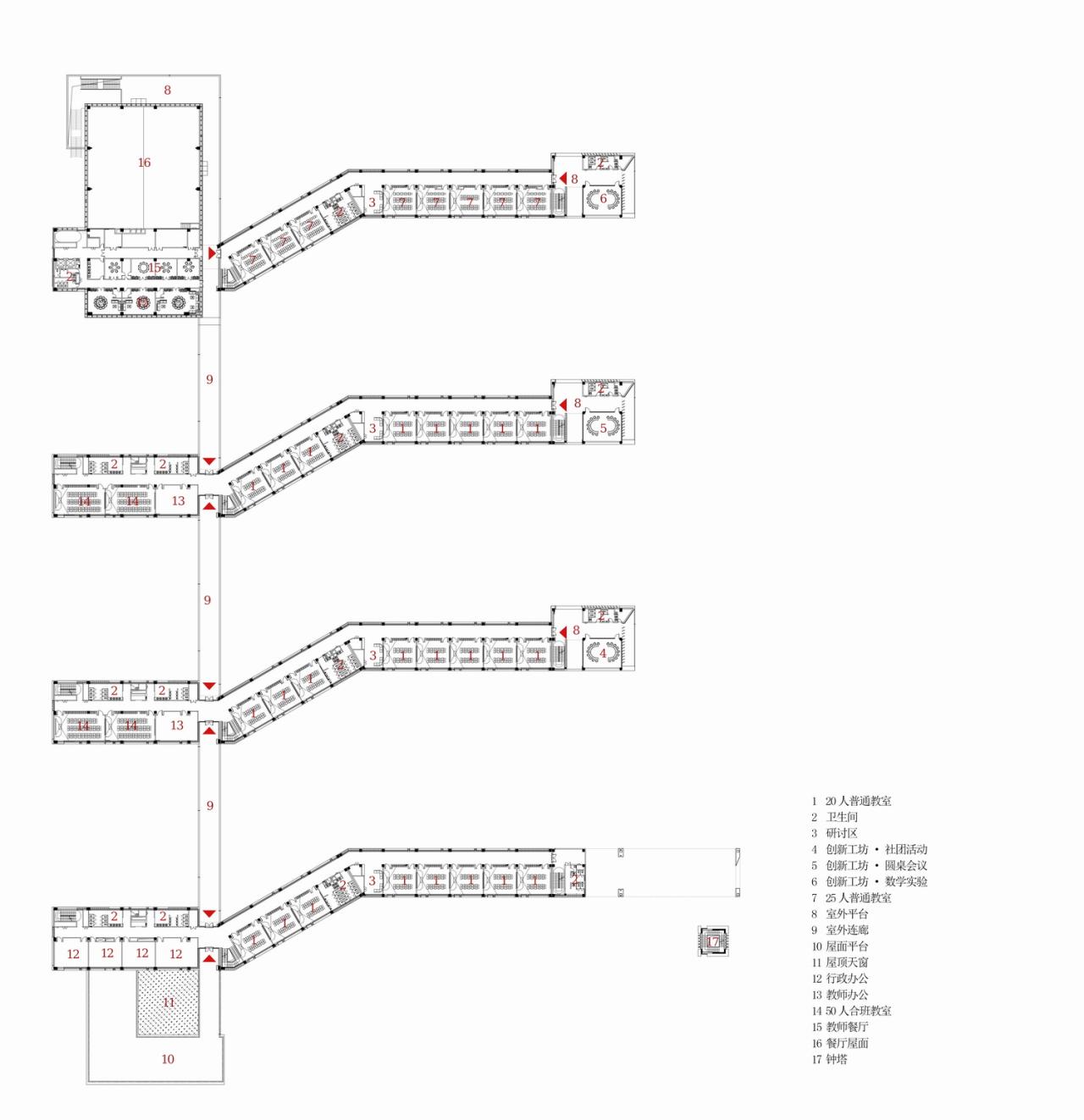 BIM建筑|渤海实验学校(基础教育部) / 中科院建筑设计研究院有限公司 BIM建筑|渤海实验学校(基础教育部) / 中科院建筑设计研究院有限公司