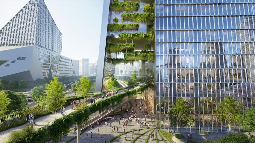 BIM建筑|BIG在深圳设计两座棱柱形超高层 BIM建筑|BIG在深圳设计两座棱柱形超高层