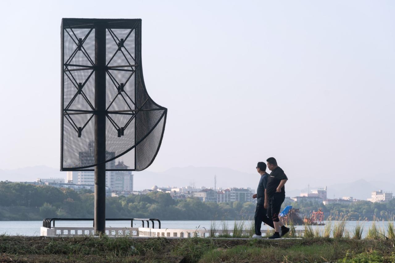 BIM建筑|‘起风了’装置,瀫石光河道护岸改造 / 华中科技大学建规学院 + 青·微舍工作室 BIM建筑|‘起风了’装置,瀫石光河道护岸改造 / 华中科技大学建规学院 + 青·微舍工作室