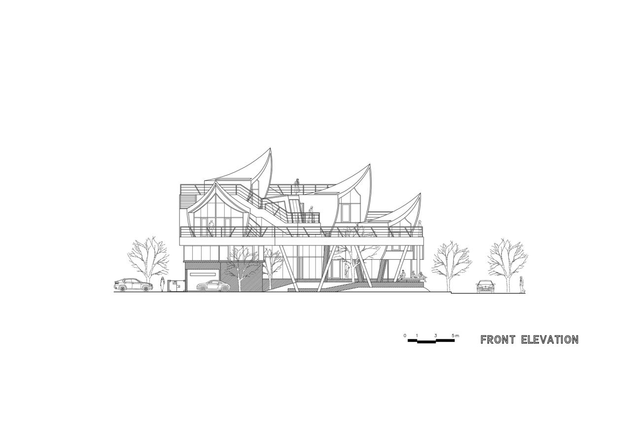 BIM建筑|帆船屋 / IROJE KHM Architects BIM建筑|帆船屋 / IROJE KHM Architects