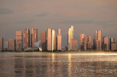 BIM建筑|BIG在深圳设计两座棱柱形超高层-BIM建筑网