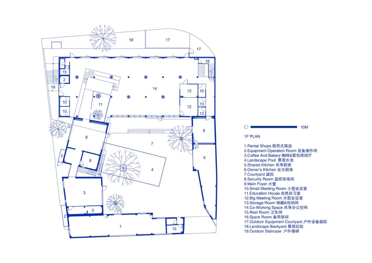BIM建筑|杭州青山青年社 / 间筑设计 BIM建筑|杭州青山青年社 / 间筑设计