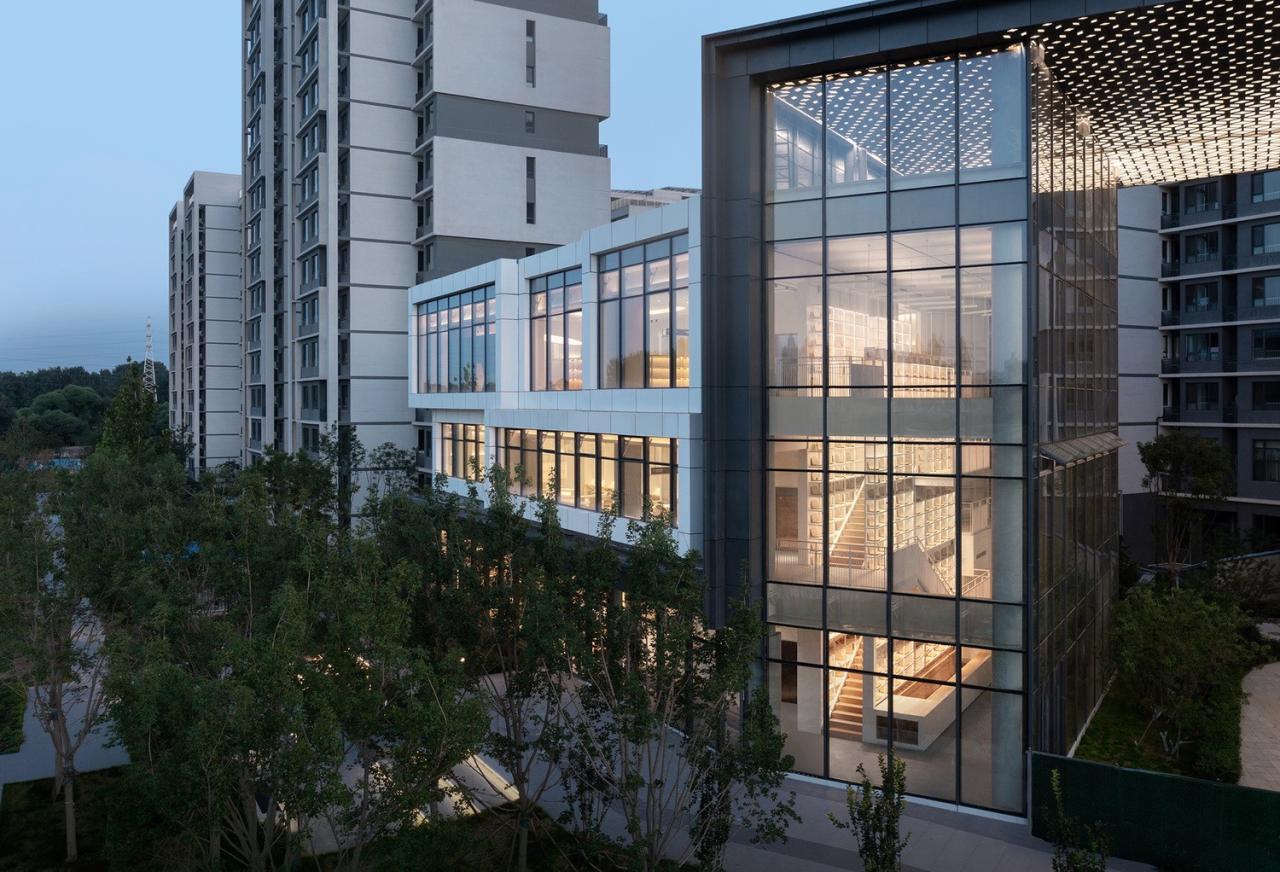 BIM建筑|首创和园·平谷新城租赁住房社区图书馆 / 严旸建筑设计 BIM建筑|首创和园·平谷新城租赁住房社区图书馆 / 严旸建筑设计