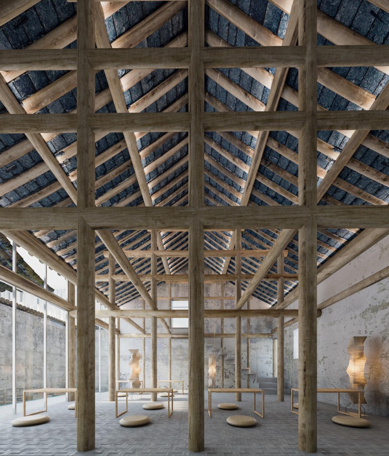 BIM建筑|南北湖湖滨茶室 / 十域建筑 BIM建筑|南北湖湖滨茶室 / 十域建筑