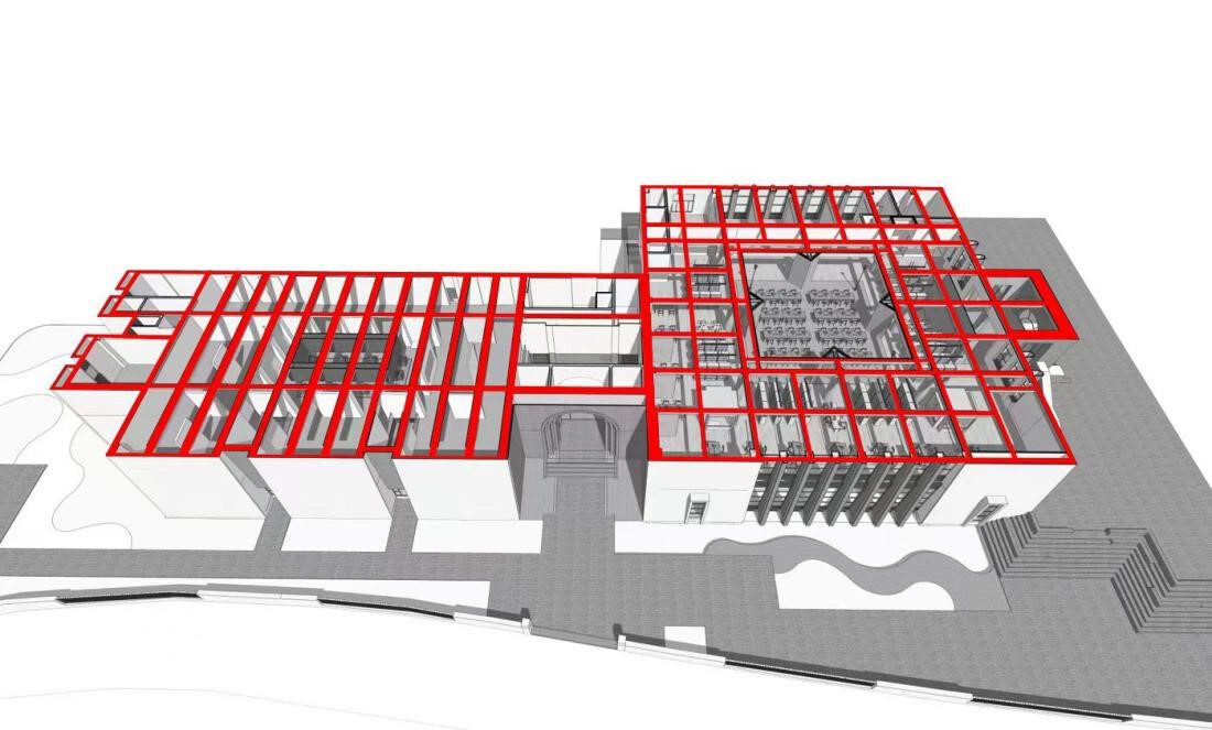 BIM建筑|德巴图书馆 / 荣朝晖工作室 BIM建筑|德巴图书馆 / 荣朝晖工作室