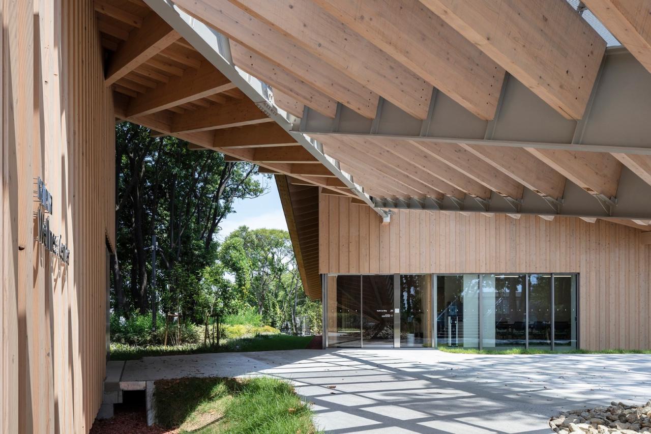 BIM建筑|KANEKA 健康中心 / 隈研吾建筑都市设计事务所+大成建设 BIM建筑|KANEKA 健康中心 / 隈研吾建筑都市设计事务所+大成建设