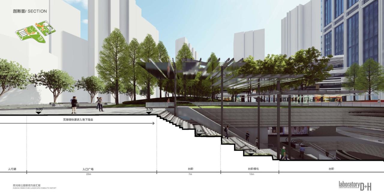 BIM建筑|上海苏河湾万象天地景观设计 / Lab D+H BIM建筑|上海苏河湾万象天地景观设计 / Lab D+H